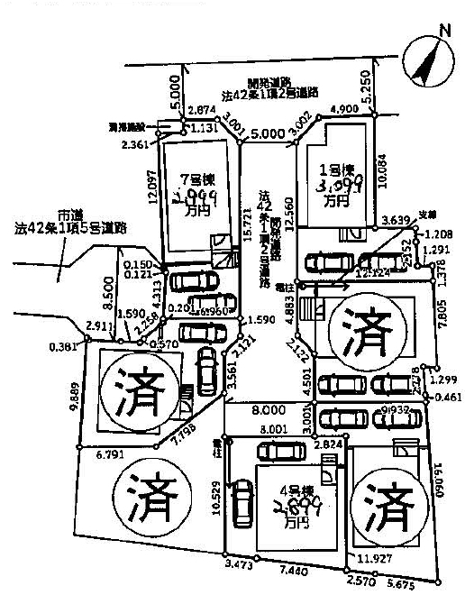 鎌ケ谷市南初富４丁目　新築一戸建て　クレイドルガーデン_画像1