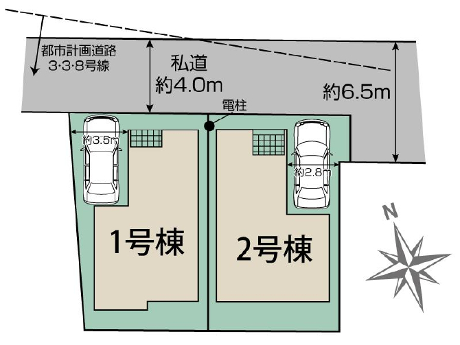 船橋市夏見台１丁目　新築一戸建て　ブルーミングガーデン_画像2