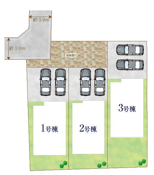 船橋市三山１丁目　新築一戸建て　ハートフルタウン_画像2