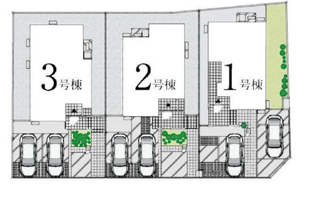 市川市大野町１丁目　新築一戸建　グランフェリディア_画像2