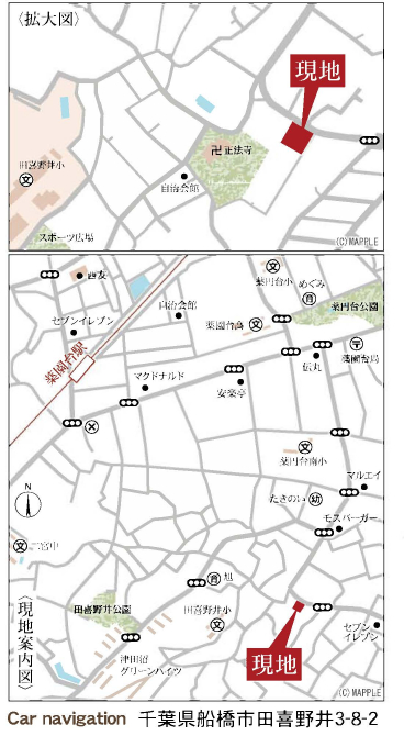 船橋市田喜野井３丁目　新築一戸建て　リーブルガーデン_画像3