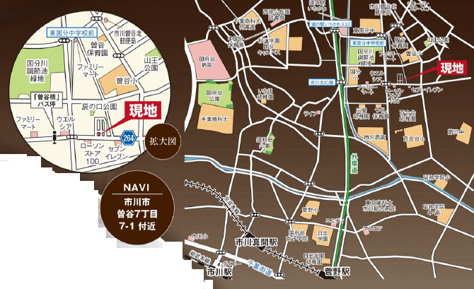 市川市曽谷７丁目　新築一戸建て　グラファーレ_画像2