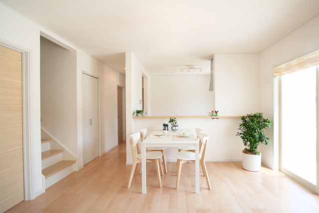 明るいリビング