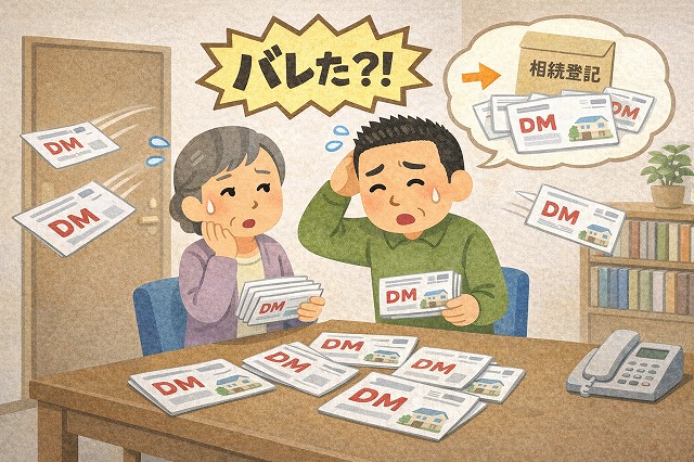 相続登記後にたくさんのＤＭが届きます