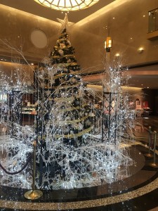 ホテルニューオータニのクリスマスツリー