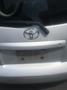 ナンバープレートの取外し