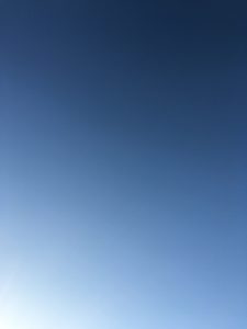 船橋・鎌ケ谷はくもひとつない青空