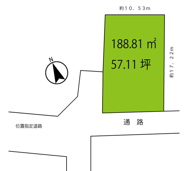 船橋市丸山５丁目　建築条件なし売地