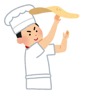 ピザつくり