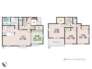 咲が丘新築一戸建て間取図