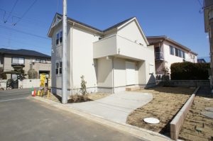 船橋市三咲町の新築一戸建住宅A号棟外観