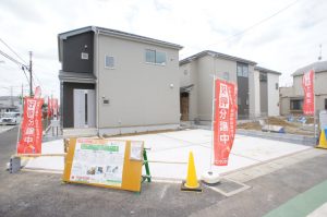 フラット３５Ｓの利用できる船橋市二和西の新築一戸建外観