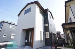 船橋市八木が谷２丁目の新築一戸建住宅外観