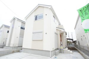 鎌ケ谷市南鎌ケ谷４丁目新築一戸建て住宅３号棟外観