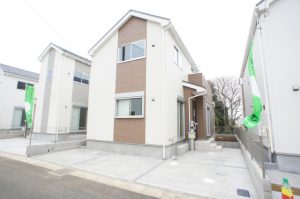 鎌ケ谷市南鎌ケ谷４丁目７号棟新築一戸建住宅外観