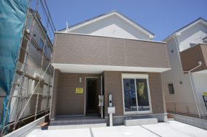 鎌ケ谷市南鎌ケ谷２丁目の新築一戸建住宅外観