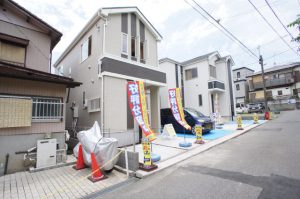 鎌ケ谷市東道野辺６丁目の新築一戸建住宅外観