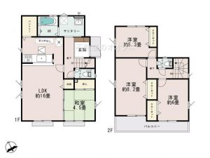 GURAFARE（グラファーレ）　鎌ケ谷市東道野辺14期　全2棟【1号棟】