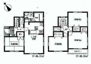 千葉県鎌ケ谷市丸山３丁目の新築一戸建住宅